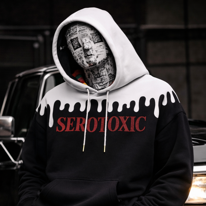 Serotoxic x Angst Heavy Cotton Hoodie