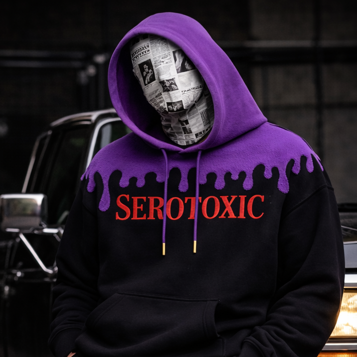 Serotoxic x Angst Heavy Cotton Hoodie