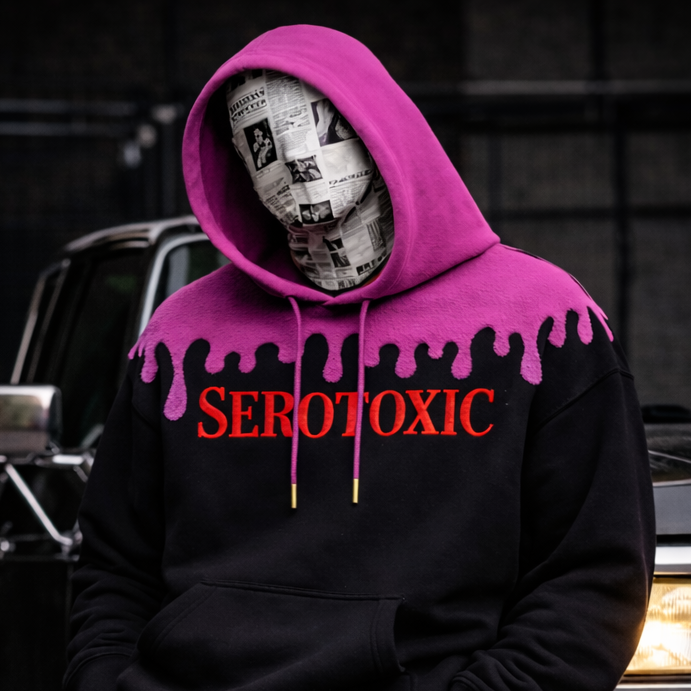 Serotoxic x Angst Heavy Cotton Hoodie