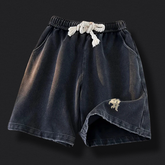 Washed Solid Shorts