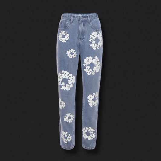 Cotton Wreath Jeans