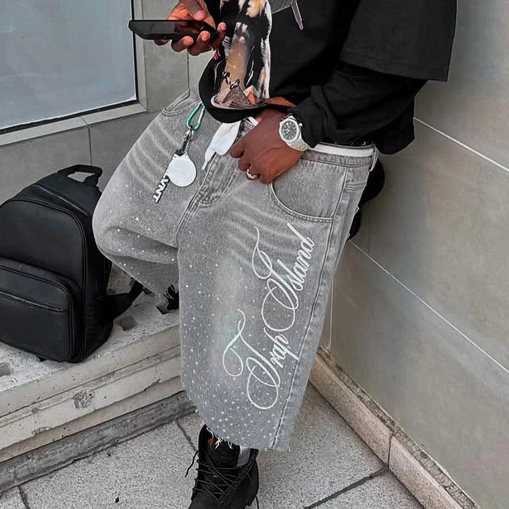 Rhinestone Jorts