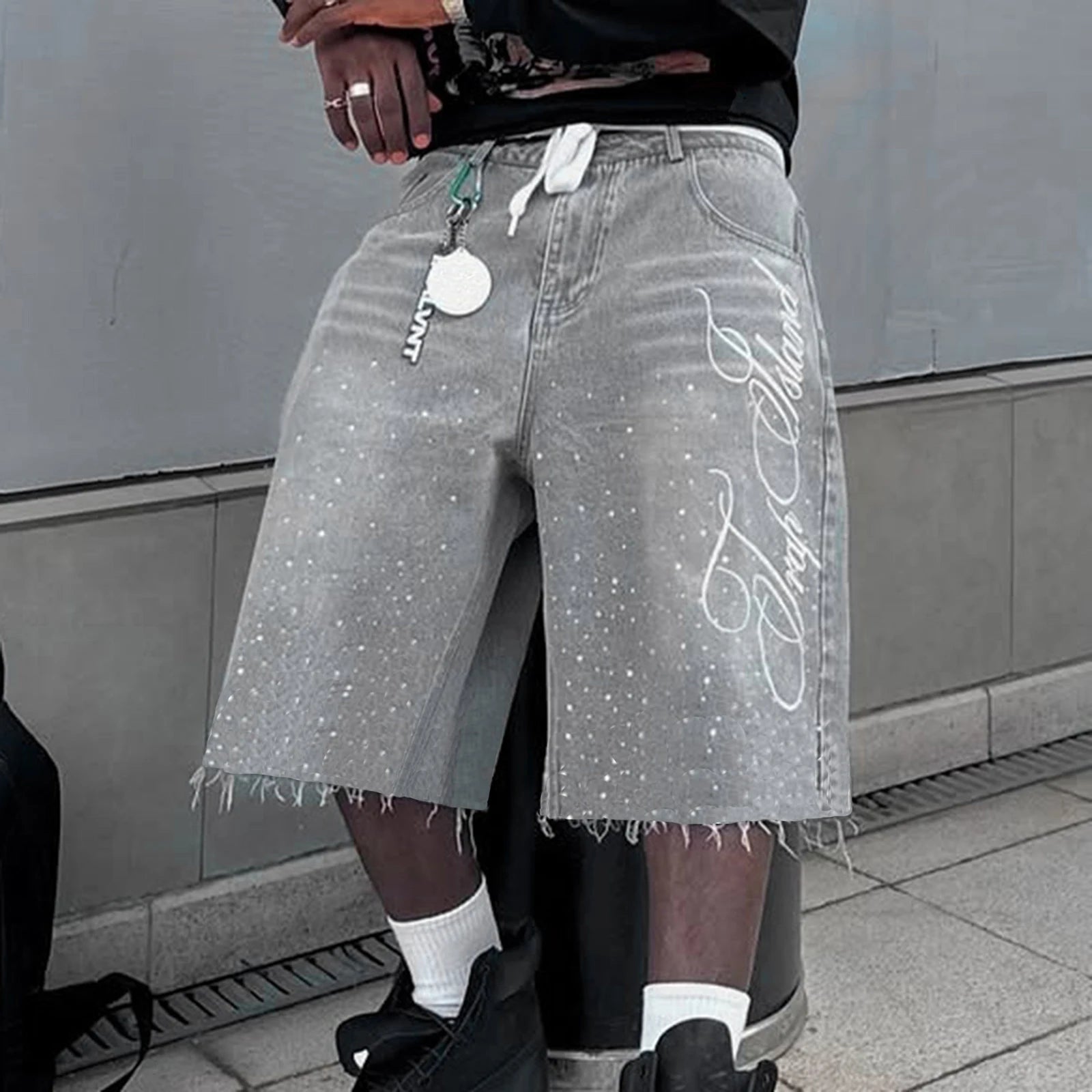 Rhinestone Jorts