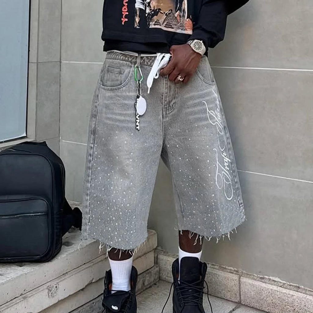 Rhinestone Jorts